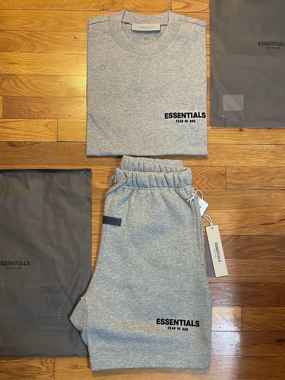 Fear of God full set dark gray brand new with tag .